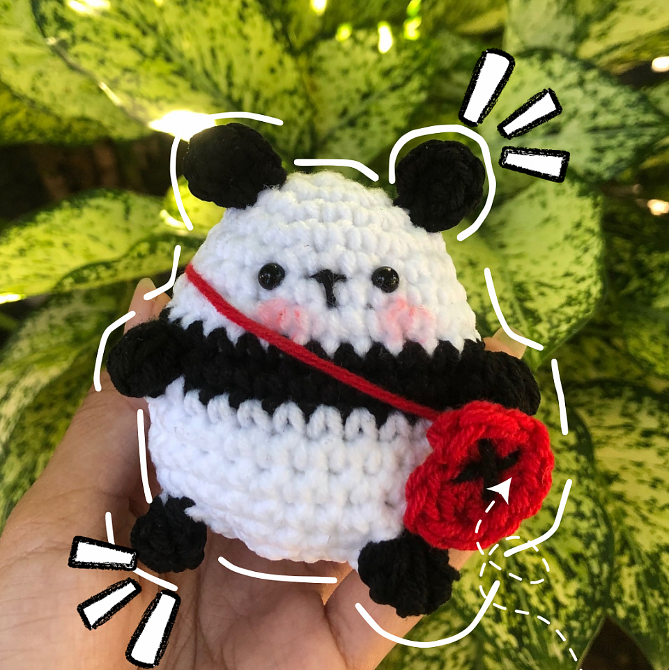 Php 100 - Panda Keychain