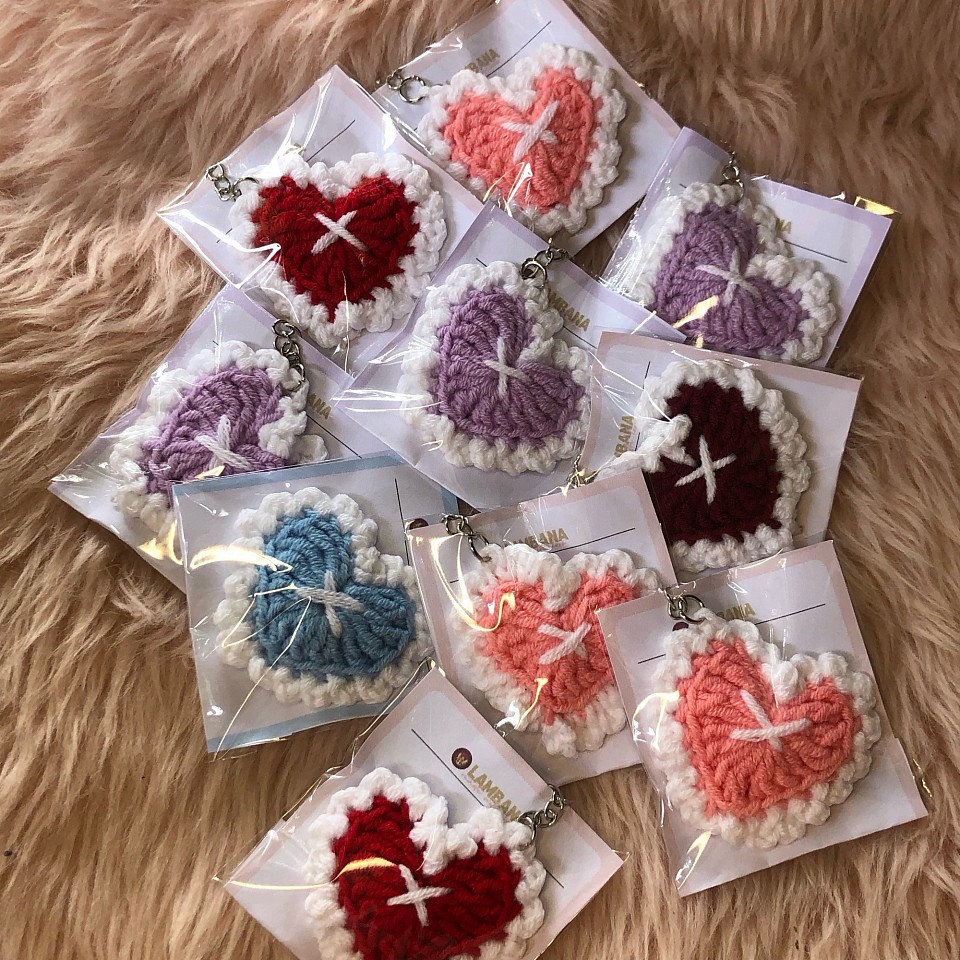 Php 25 - Heart keychains